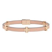 Eleanor Vegan Leren Armband Tory Burch , Pink , Dames