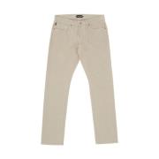 Beige Straight Fit Jeans Tom Ford , Beige , Heren