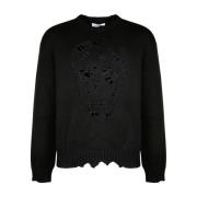 Zwarte Sweater Collectie Alexander McQueen , Black , Heren