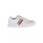 Witte Polyester Sneaker Tommy Hilfiger , White , Heren