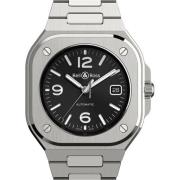 Uomo - Br05A-Bl-St/Sst - Br 05 Black Steel 40mm Bell & Ross , Black , ...