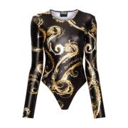 Zwarte Topwear voor Vrouwen Aw24 Versace Jeans Couture , Multicolor , ...