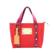 Pre-owned Canvas louis-vuitton-bags Louis Vuitton Vintage , Red , Dame...