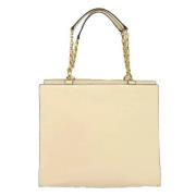 Pre-owned Leather celine-bags Celine Vintage , Beige , Dames