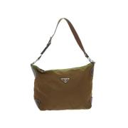 Pre-owned Nylon prada-bags Prada Vintage , Green , Dames