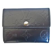 Pre-owned Fabric wallets Louis Vuitton Vintage , Blue , Heren