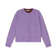 Cardigan Maliparmi , Purple , Dames