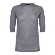 Stijlvolle Sweater Collectie Fabiana Filippi , Gray , Dames