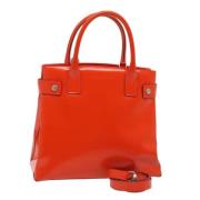 Pre-owned Leather gucci-bags Gucci Vintage , Orange , Dames