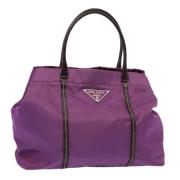 Pre-owned Nylon prada-bags Prada Vintage , Purple , Dames