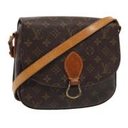 Pre-owned Canvas louis-vuitton-bags Louis Vuitton Vintage , Brown , Da...