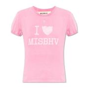 Bedrukt T-shirt Misbhv , Pink , Dames