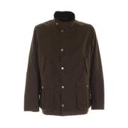 Groene Waterdichte Katoenen Jas Barbour , Green , Heren