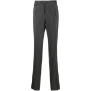 Grijze Wol Kasjmier Blend Broek PT Torino , Gray , Heren