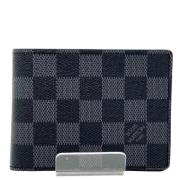 Pre-owned Canvas wallets Louis Vuitton Vintage , Black , Dames