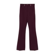 Paarse Wijde Pijp Broek Liu Jo , Purple , Dames