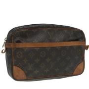 Pre-owned Canvas clutches Louis Vuitton Vintage , Brown , Dames