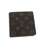 Pre-owned Canvas wallets Louis Vuitton Vintage , Brown , Dames