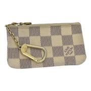 Pre-owned Canvas wallets Louis Vuitton Vintage , Beige , Dames