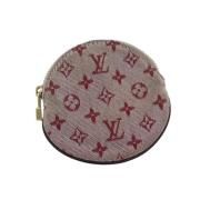 Pre-owned Canvas wallets Louis Vuitton Vintage , Red , Dames