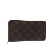 Pre-owned Coated canvas wallets Louis Vuitton Vintage , Brown , Dames