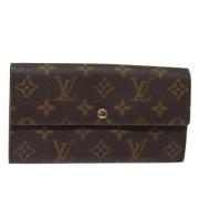 Pre-owned Canvas wallets Louis Vuitton Vintage , Brown , Dames