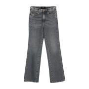 Stone Farrah Denim Jeans 3X1 , Gray , Dames