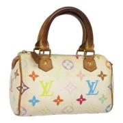 Pre-owned Canvas louis-vuitton-bags Louis Vuitton Vintage , White , Da...