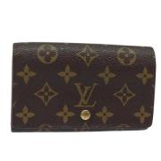 Pre-owned Canvas wallets Louis Vuitton Vintage , Brown , Dames