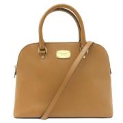 Pre-owned Leather handbags Michael Kors Pre-owned , Brown , Dames