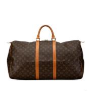 Pre-owned Canvas handbags Louis Vuitton Vintage , Brown , Dames