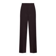 Rode Straight Leg Broek Alysi , Red , Dames