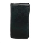 Pre-owned Fabric wallets Louis Vuitton Vintage , Black , Heren