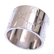 Pre-owned White Gold rings Gucci Vintage , Gray , Dames