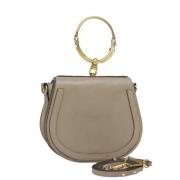 Pre-owned Leather handbags Chloé Pre-owned , Beige , Dames