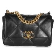 Pre-owned Leather chanel-bags Chanel Vintage , Black , Dames