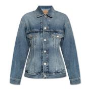 Spijkerjas met vintage-effect Balenciaga , Blue , Dames