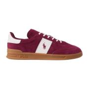 Sportieve Bordeauxrode Suède Heren Sneakers Polo Ralph Lauren , Red , ...