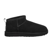 Zwarte Classic Ultra Mini Laarzen UGG , Black , Dames