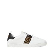 Zwarte Sneakers voor Mannen Versace , White , Heren