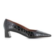 Zwarte leren pumps met hak Giuseppe Zanotti , Black , Dames