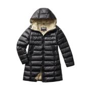 Elegante Winter Donsjas Blauer , Black , Dames