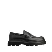 Zwarte Mocassin Rubberen Zool Urban Stijl Tod's , Black , Heren