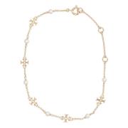 Parel Ketting Armband Tory Burch , Yellow , Dames