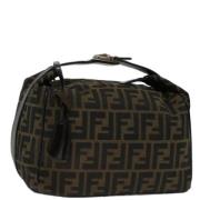 Pre-owned Canvas fendi-bags Fendi Vintage , Brown , Dames