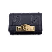 Pre-owned Leather key-holders Gucci Vintage , Black , Dames