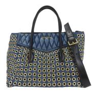 Pre-owned Denim shoulder-bags Miu Miu Pre-owned , Blue , Dames