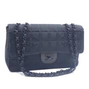 Pre-owned Nylon chanel-bags Chanel Vintage , Black , Dames