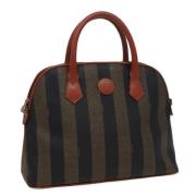 Pre-owned Canvas fendi-bags Fendi Vintage , Brown , Dames