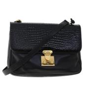 Pre-owned Leather shoulder-bags Bally Pre-owned , Black , Dames